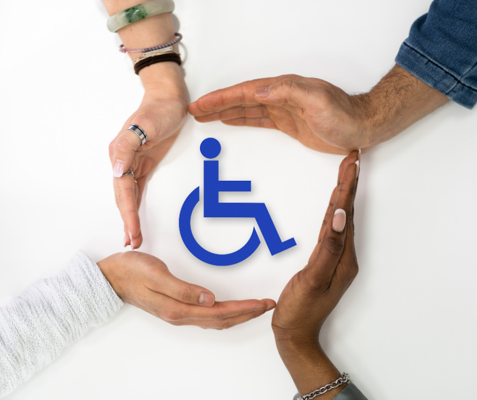 Icône symbolisant l’inclusion et l’accessibilité pour toutes personnes en situation de handicap
